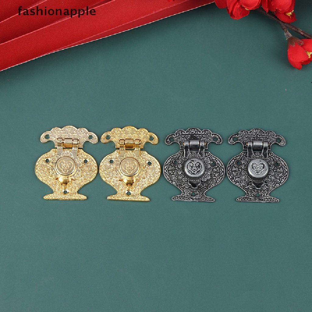 Ổ khóa hộp gỗ mini bằng đồng phong cách cổ điển
