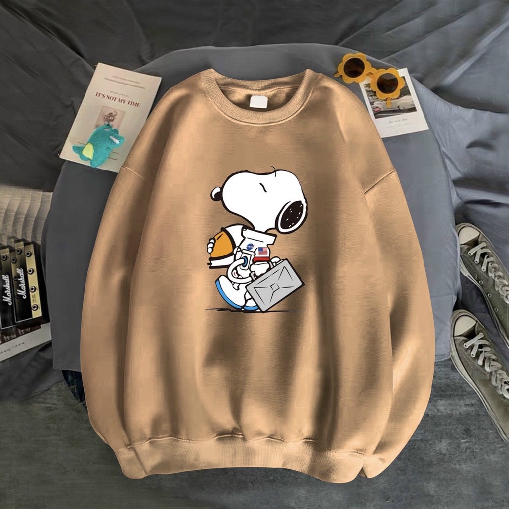 ÁO SWEATER NỈ UNISEX IN SNOPE PHI HÀNH GIA PHOM NAM NỮ NHIỀU MÀU