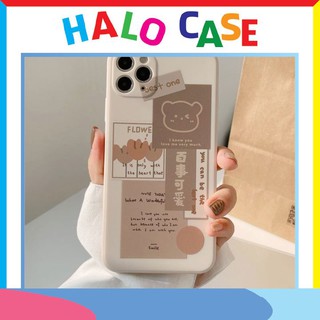 Ốp Lưng Iphone Vuông Gấu Best One 5s/6/6plus/6s/6splus/7/7plus/8/8plus/x/xr/xs/11/12/pro/max/plus/promax