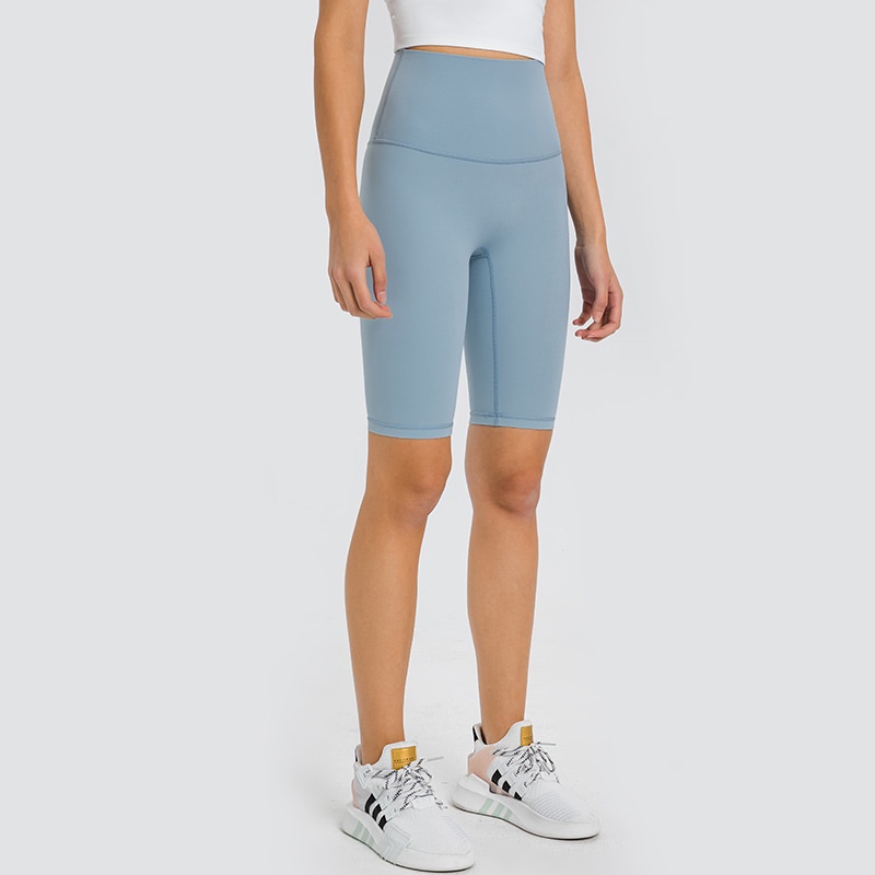 Quần tập Lululemon Align Striped Biker Short 10" Xuân Hè 2022 không logo - Quần tập thể thao Lulu không logo