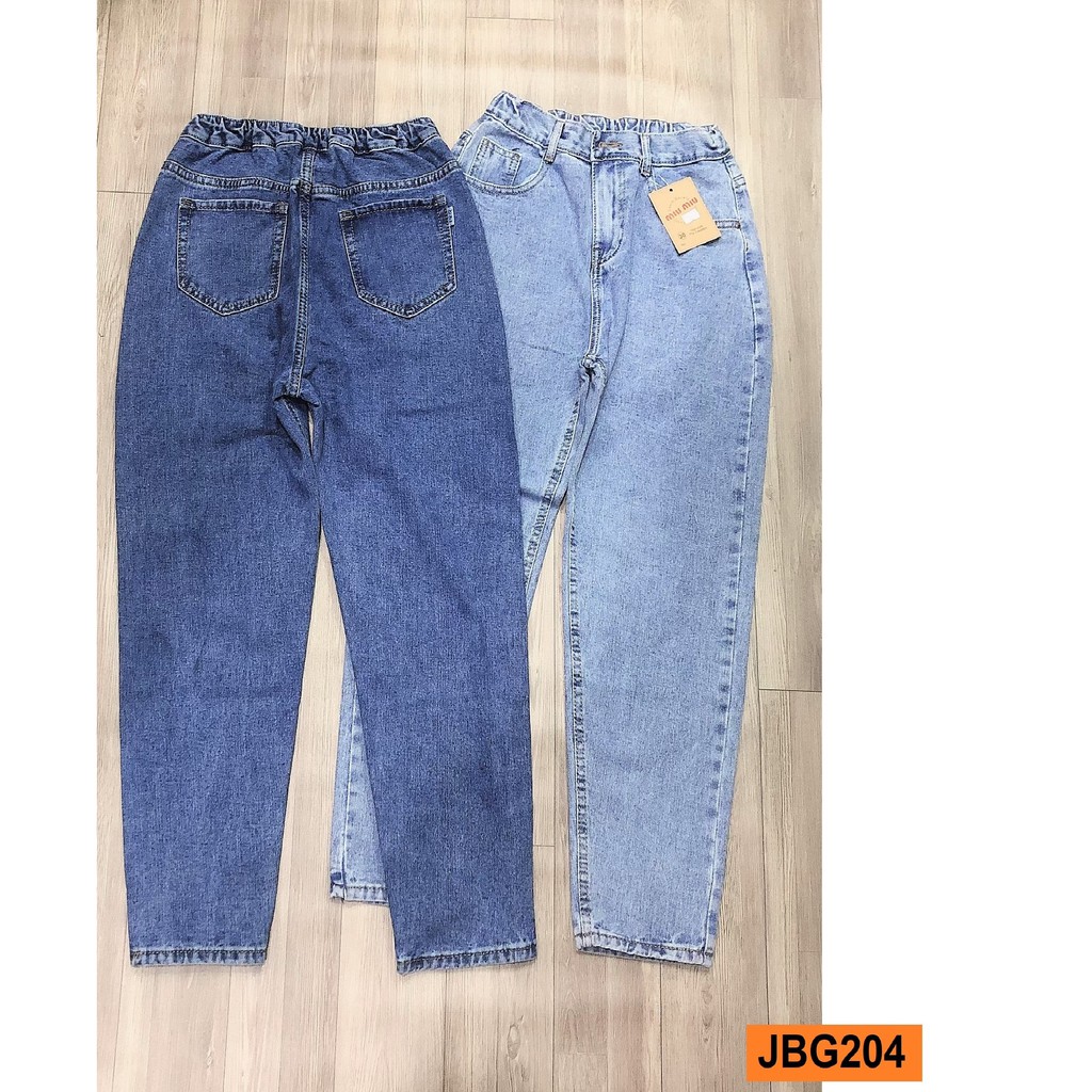 Quần baggy nữ lưng thun size lớn JBG130