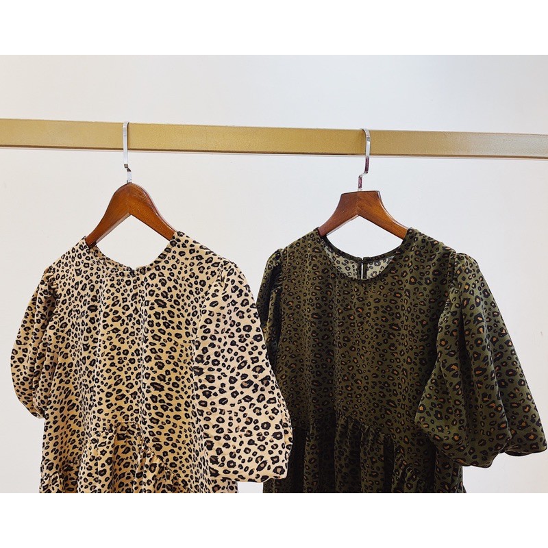 [Mã FATHANG5 giảm 10K đơn 50K] Đầm babydoll da báo | BigBuy360 - bigbuy360.vn