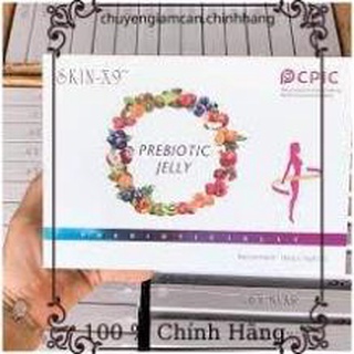 Thạch giảm cân prebiotic jelly skin-x9 hộp 10 gói.