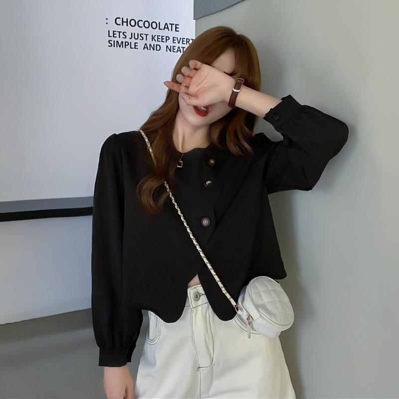 Áo Sơ Mi Tay Dài Phong Cách Mới Thời Trang Hàn Quốc Cho Nữ
