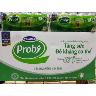 [Chỉ Giao Hỏa Tốc TP Hà Nội] Thùng Sữa Chua Proby VNM 65ml Đủ Vị: Đường,Ít Đường,Dâu,Dứa,Dưa Gang,Việt Quất (50 chai)