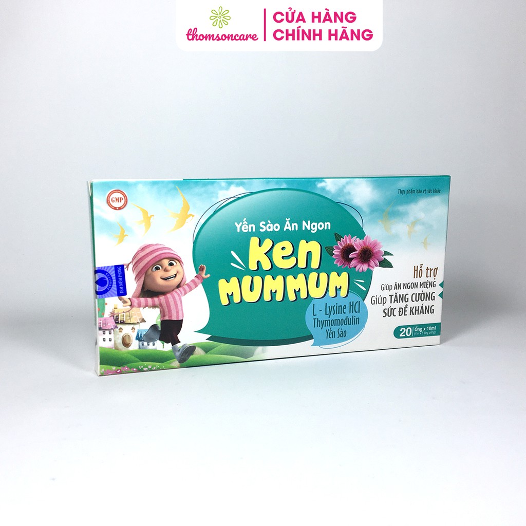 Yến sào ăn ngon Ken munmun giúp bé giảm biếng ăn bẩm sinh, sinh lý, ngủ ngon không quấy khóc ban đêm, tăng đề kháng