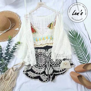 ÁO KHOÁC NHẸ REN VUÔNG
