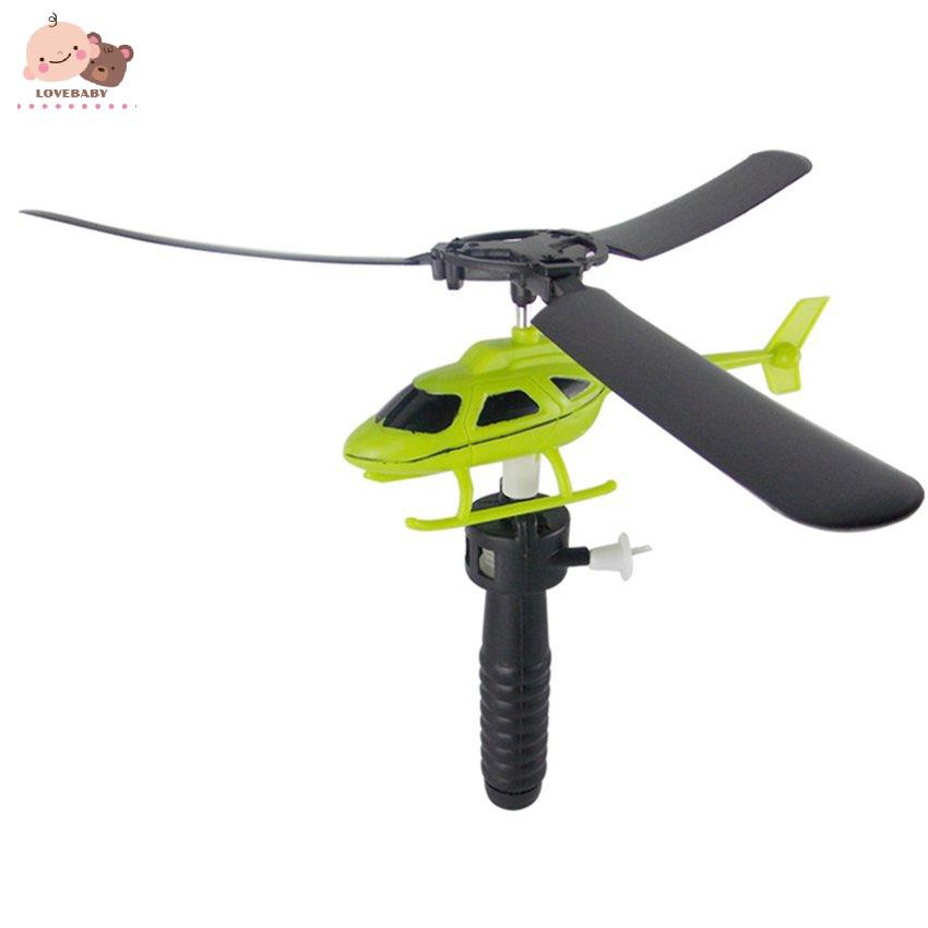 Đồ chơi máy bay nhỏ bằng nhựa kéo dây sáng tạo DIY cho trẻ