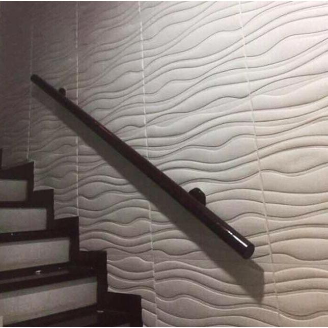 Xốp Dán Tường Giả Da Vân Sóng 3D / Bền Đẹp - Sang Trọng Rẻ Nhất HCM