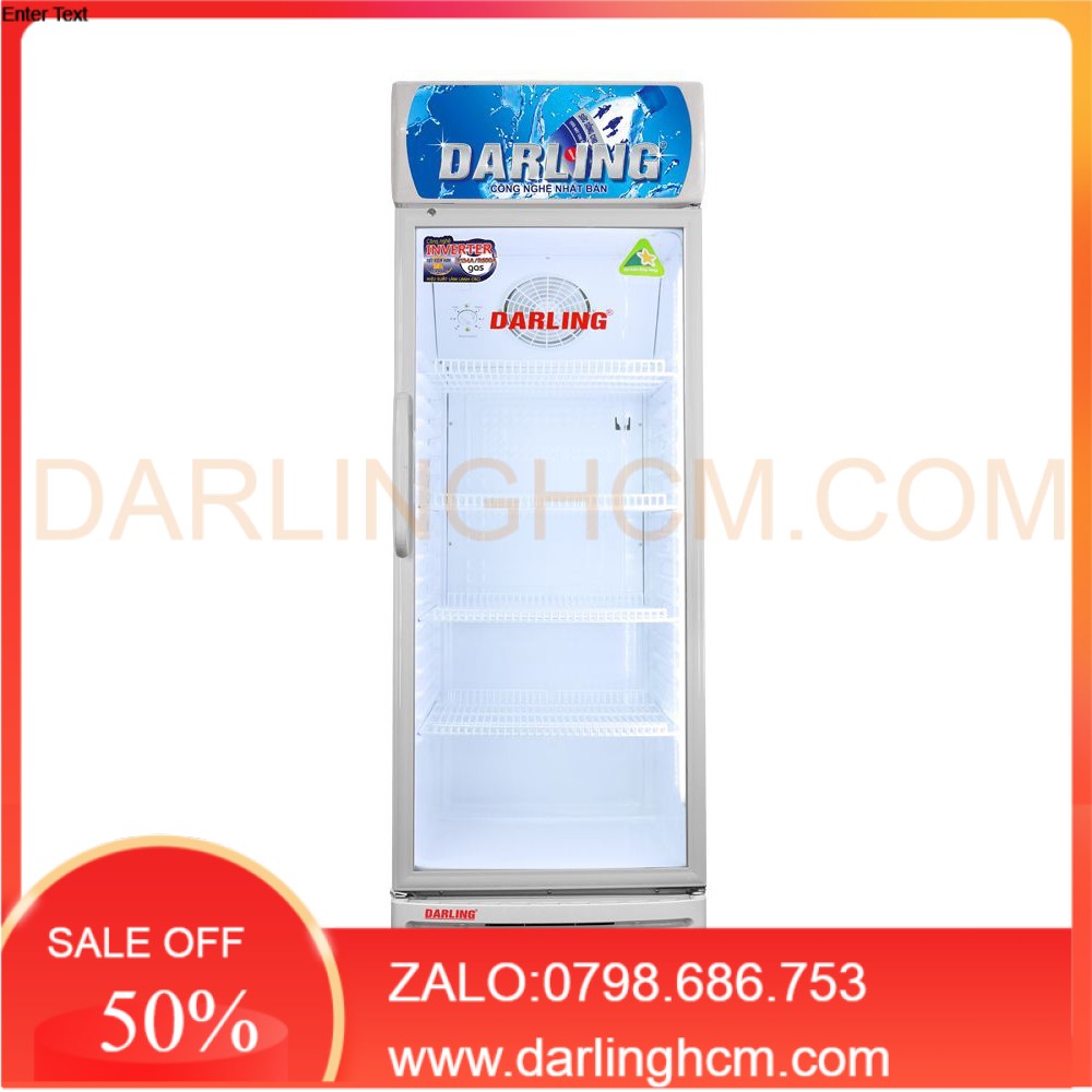  LH 0909.961.392 ( chỉ bán HCM, BÌNH DƯƠNG) [CHỈ BÁN TPHCM VS BÌNH DƯƠNG)TỦ MÁT INVERTER DARLING 360L 