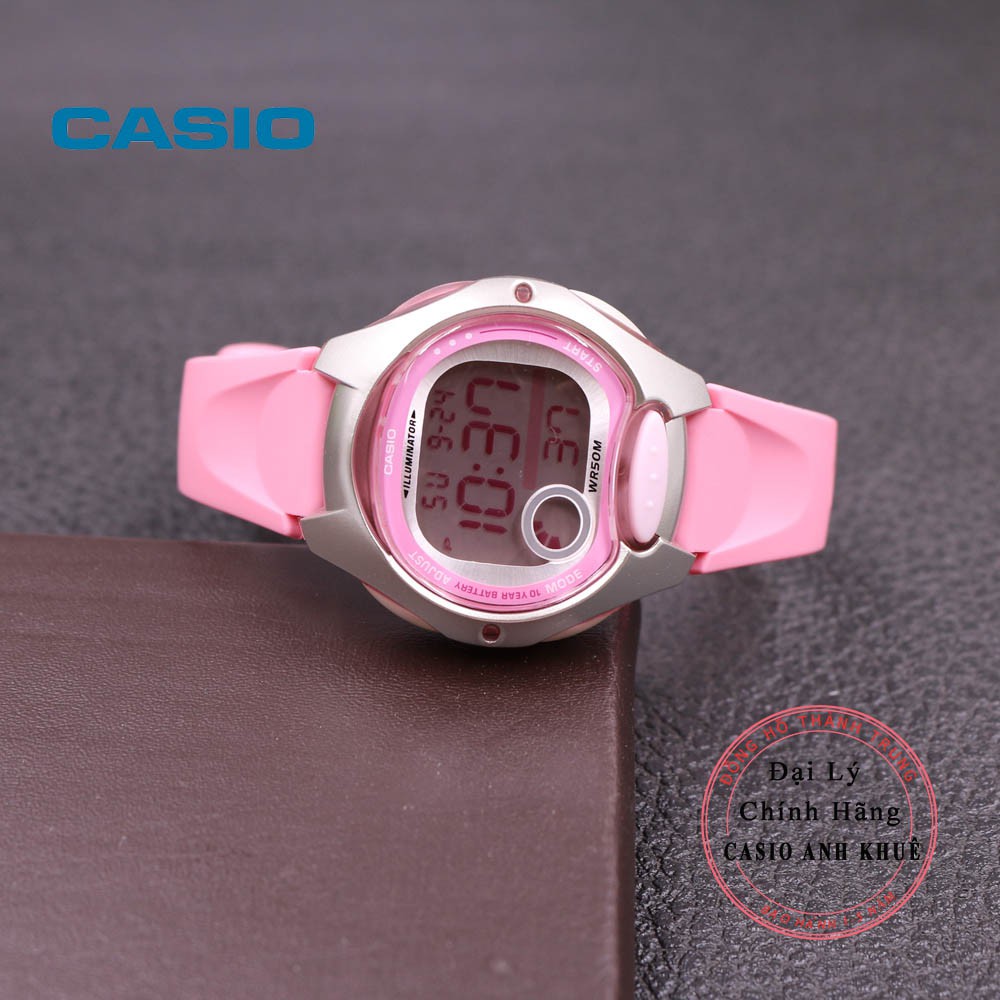 Đồng Hồ Nữ Casio LW-200-4BVDF Dây Nhựa Pin 10 Năm