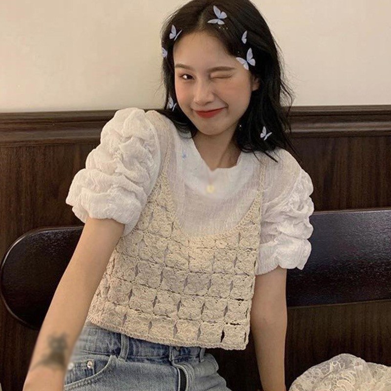 Áo Nữ Không Tay Kiểu Dáng Retro Thời Trang Cá Tính | BigBuy360 - bigbuy360.vn