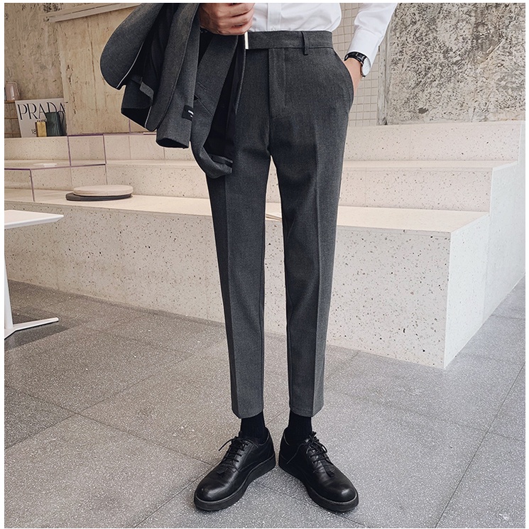 Quần Âu Nam Cap Cao Ống Côn ,dáng slimfit Hàn Quốc, quần tây nam cao cấp vải mềm mịn dày dặn DT_Limited