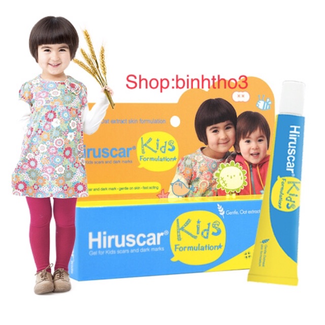Hiruscar Kids: Gel Liền Sẹo, sẹo thâm dành cho trẻ em