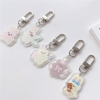 Móc Khóa Hình Thỏ Con Dễ Thương