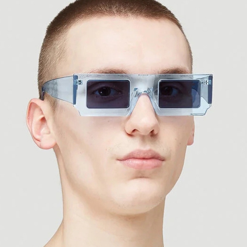 (AIMURUSI) COD Kính Mát Gọng Vuông Phong Cách Hip Hop Thời Trang Mới Cho Nam Và Nữ