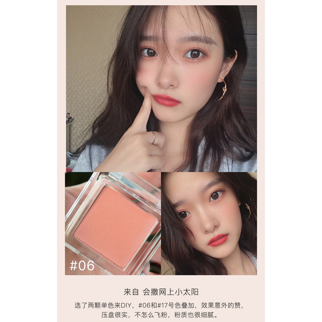 Phấn má hồng JudyDoll một màu giúp tạo khối và bắt sáng cho làn da | BigBuy360 - bigbuy360.vn