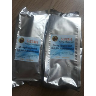 Cà phê bột rang xay nguyên chất thành phần 30% arabica 60% robusta 10% culi 500g