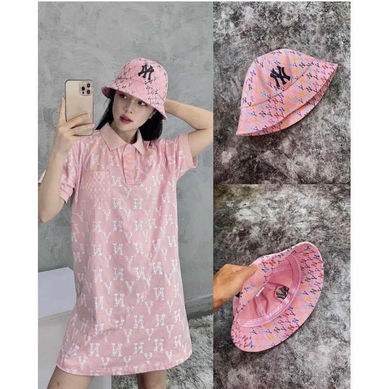 Váy xuông cổ bẻ