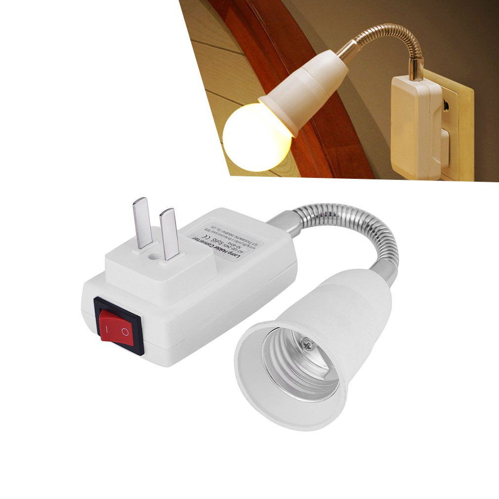 Chuôi đèn E27 ESG kèm phích cắm nguồn tiện lợi