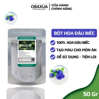 Bột hoa đậu biếc - bột tạo màu tự nhiên - 50gr