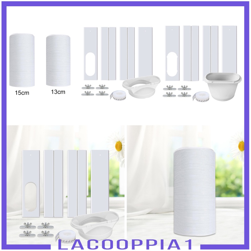 [LACOOPPIA1] Air Conditioner Window Kit with Coupler Universal