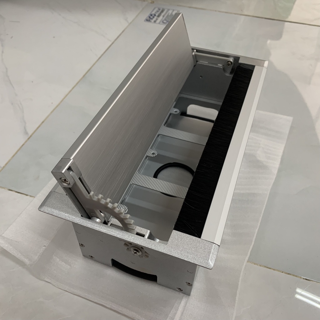 Hộp điện âm bàn nắp lật 2 hướng 300x145