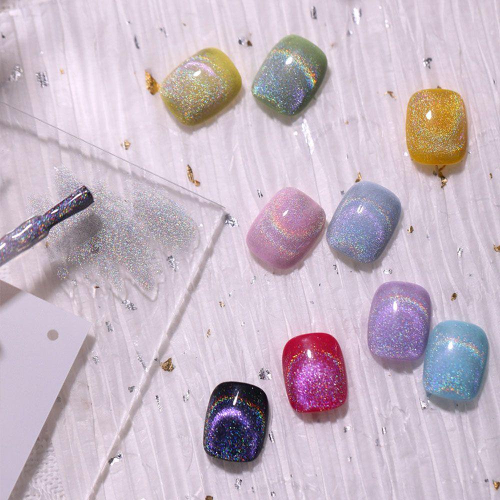 Sơn Móng Tay Kim Tuyến Màu Cầu Vồng 15ML