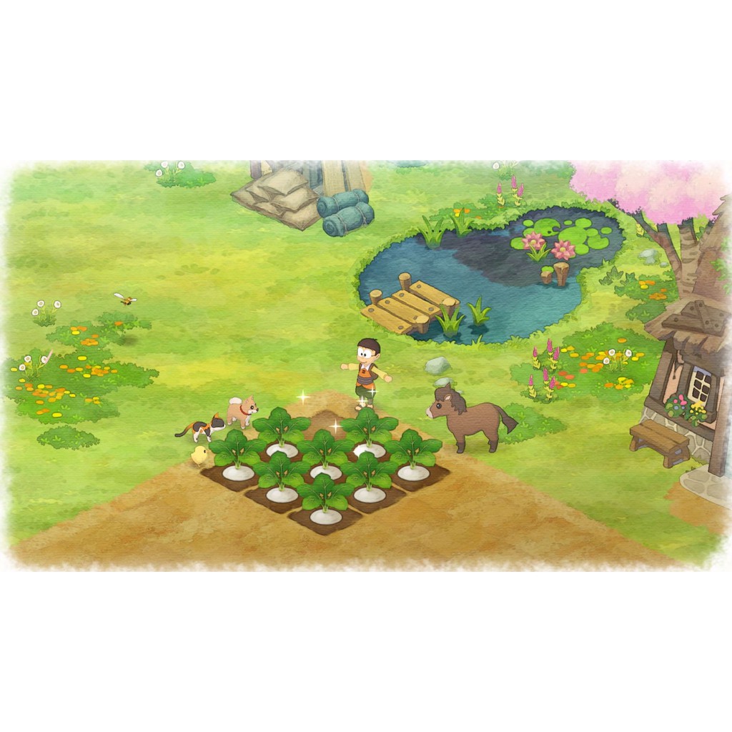 Đĩa Game PS4: Doraemon Story of Seasons - Hệ Asia