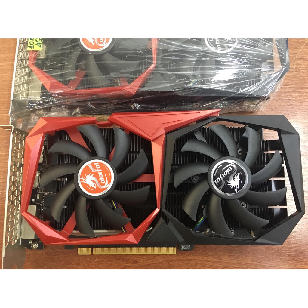 Vga GTX 1050ti 4G Colorful 2 fan game còn bảo hành đến 08/2022