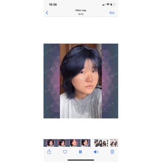NHUỘM XANH DƯƠNG ĐEN