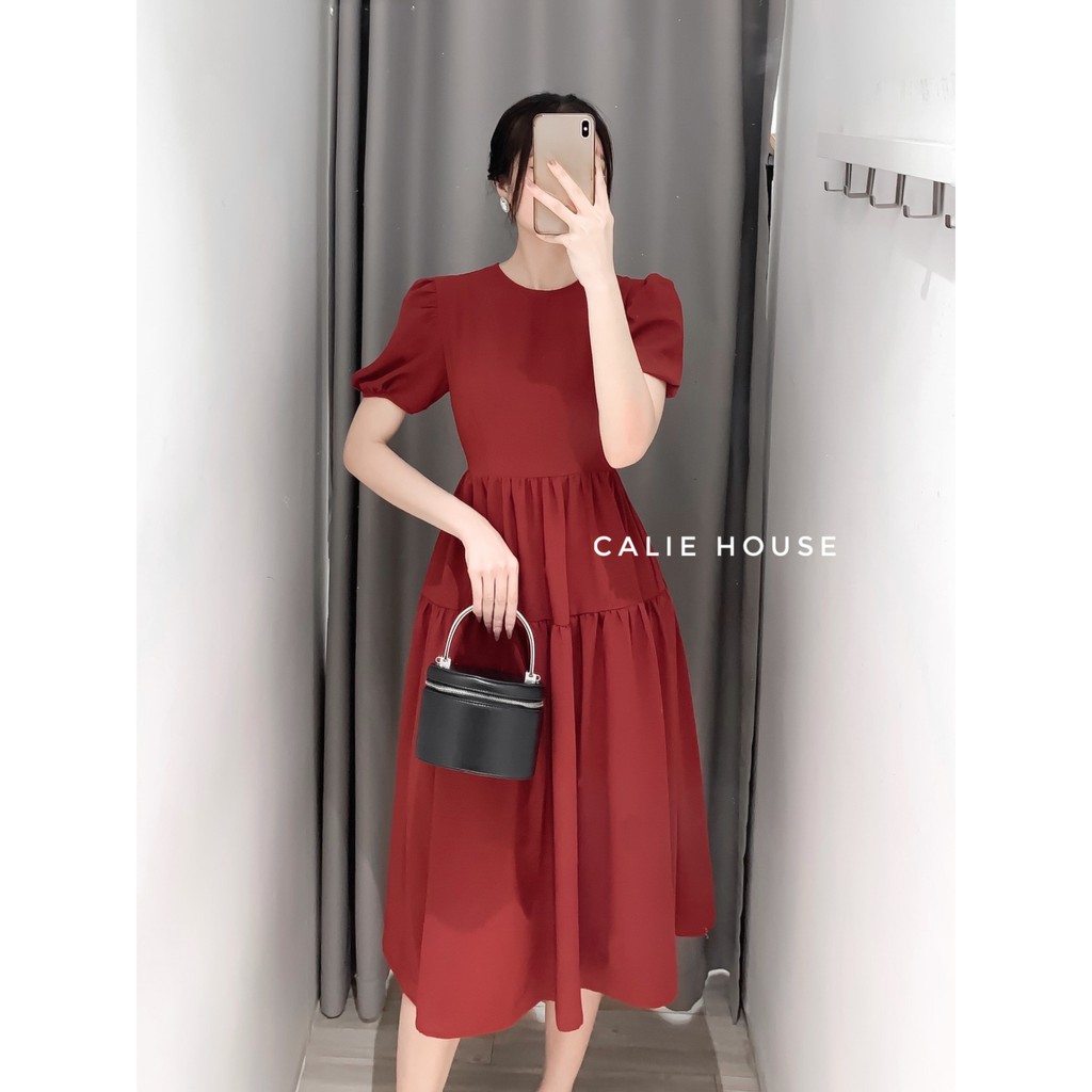 Váy hai tầng thời trang công sở Calie House V230