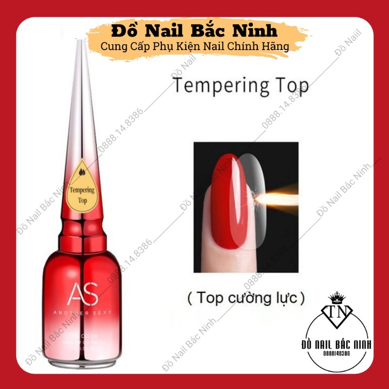 Base, Top Bóng, Top Lì, Cứng Móng AS Chai Đỏ Chính Hãng 15ml