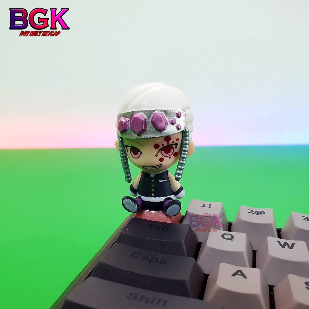 Keycap lẻ hình Nhân Vật Demon Slayer các trụ cột Hashira dùng để trang trí bàn phím cơ ( keycap artisan )