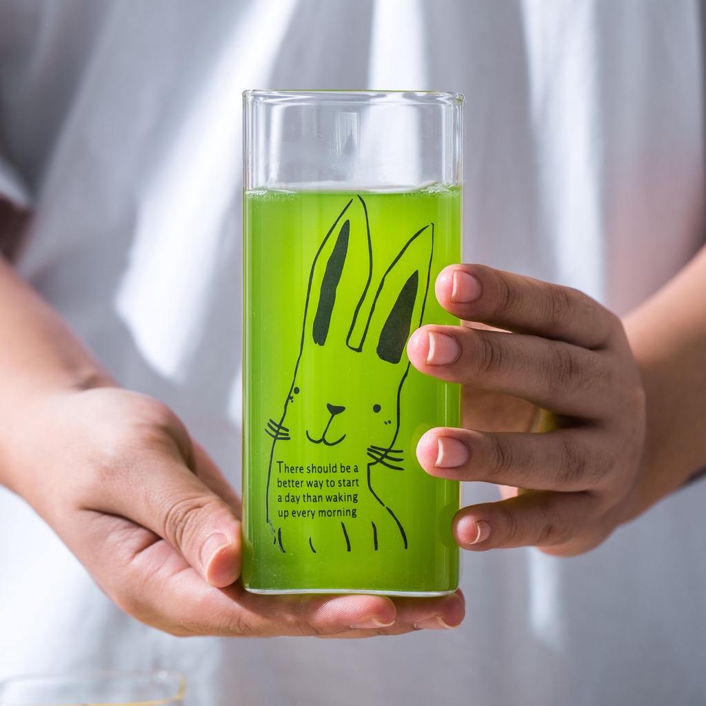 Ly thủy tinh chịu nhiệt uống nước dễ thương hình thú cưng, cốc thủy tinh cute trong suốt - Shop28Decor.com