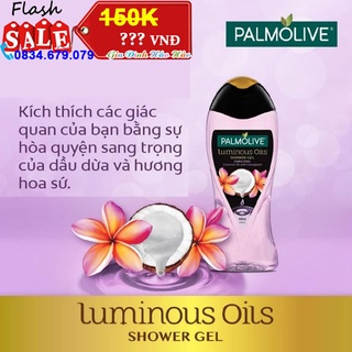 Sữa tắm Palmolive Luminous Oils tinh dầu dừa và hoa sứ - Chai 400ml