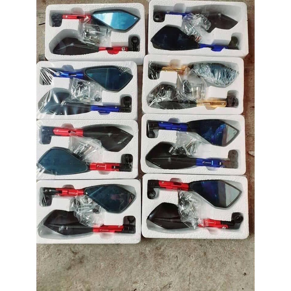 Gương 5 cạnh gập được lắp các dòng xe