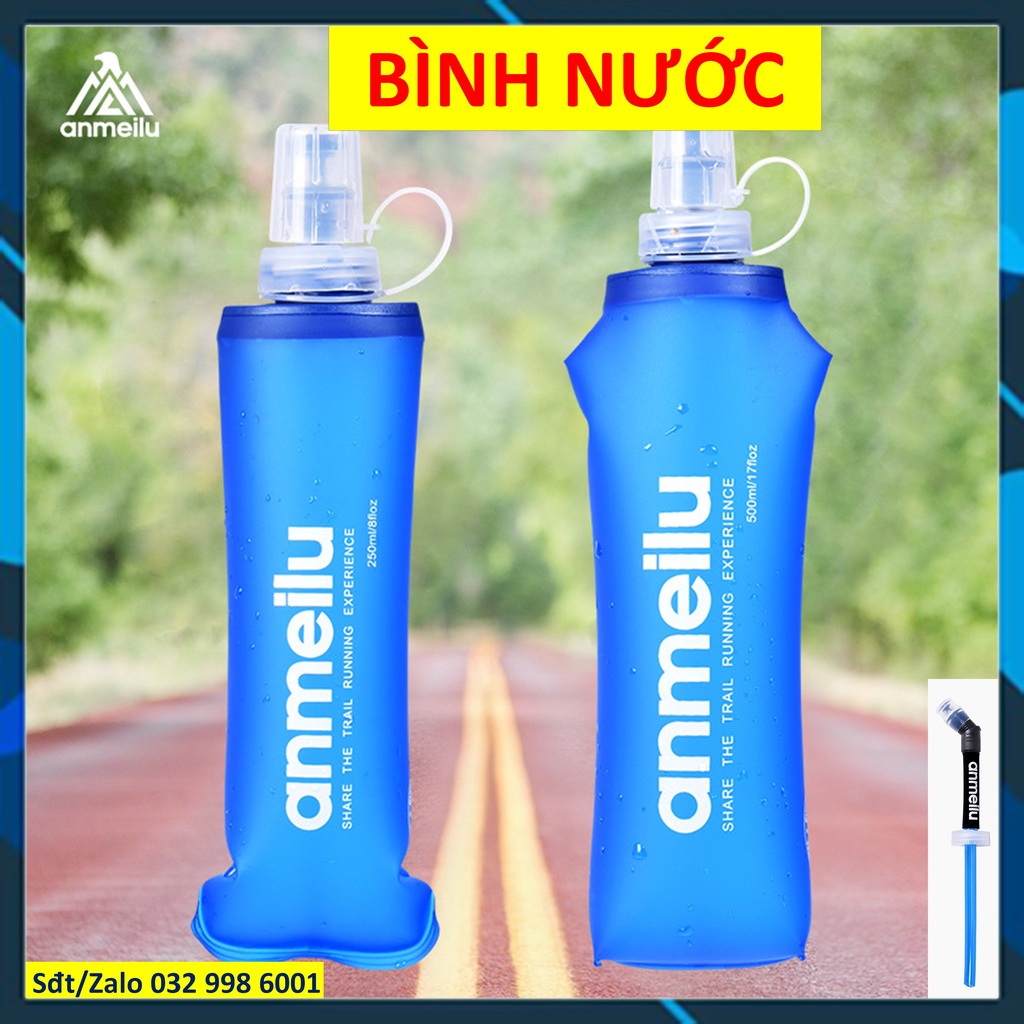 Bình nước thể thao chính hãng Anmeilu Túi đựng bình nước Túi chạy bộ Túi đeo bụng Túi đeo hông Túi đeo thắt lưng ddcg