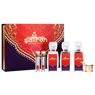 Nhụy hoa nghệ tây set quà tặng saffron salam 10 gram tặng bộ ấm thủy tinh cao cấp t1122