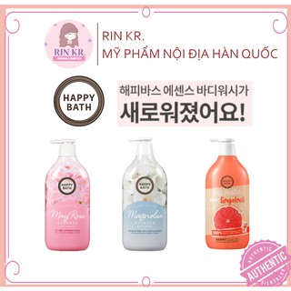 Sữa tắm Happy Bath Hàn Quốc 900ml chăm sóc dưỡng ẩm da chuyên sâu, hương hoa quả ngọt ngào