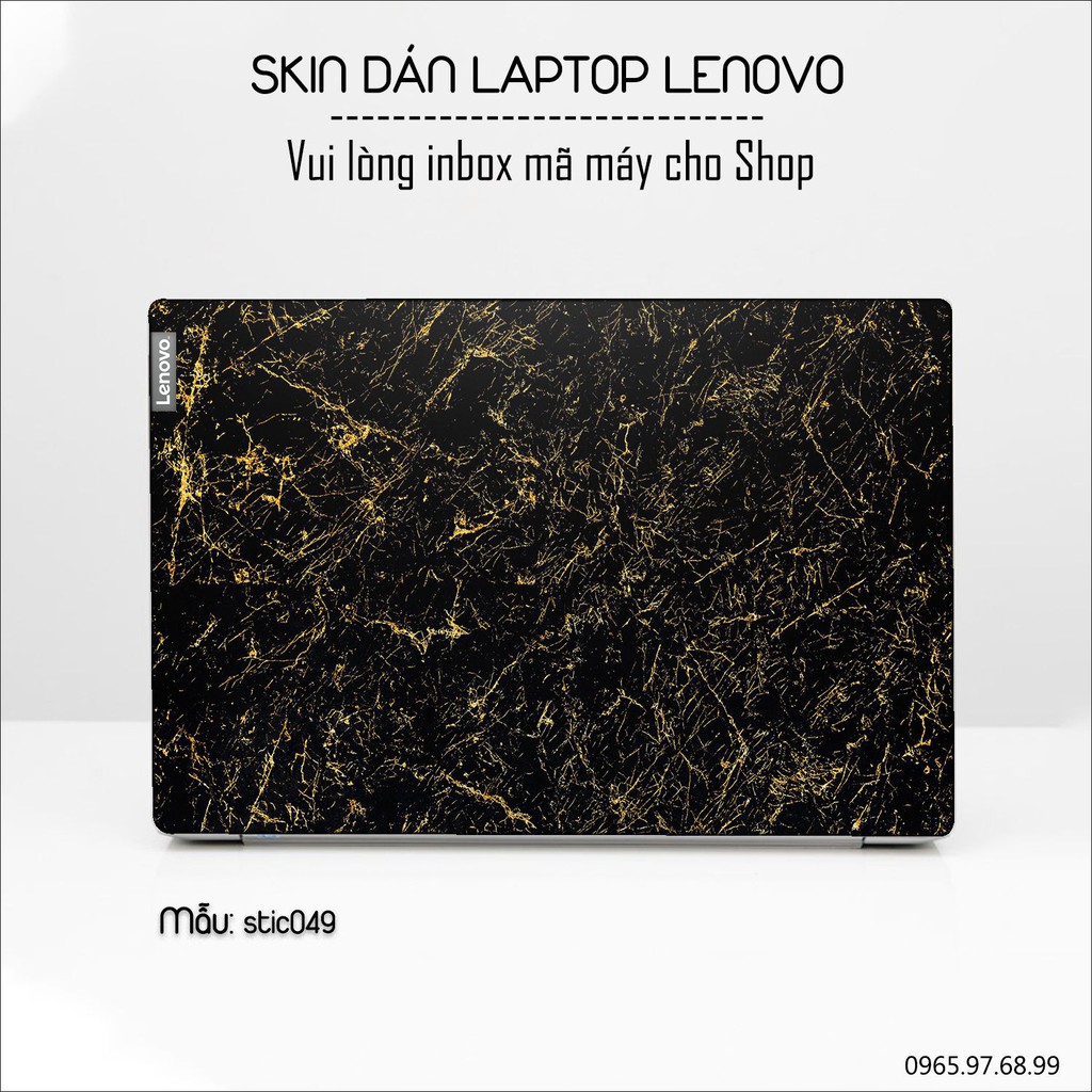 Skin dán Laptop Lenovo in hình hoa văn sticker - stic049 (inbox mã máy cho Shop)