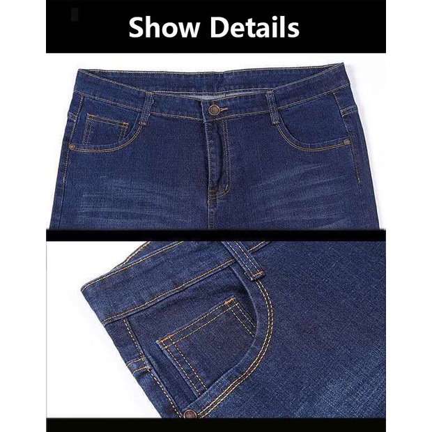 Quần Jeans Nam Ống Rộng PLUS Size 45-160KG
