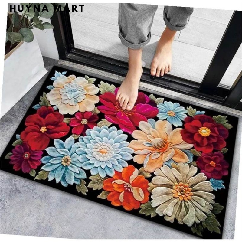 Thảm Lau Chân 3D Chống Trượt 40x60cm Hot Hit THAMCHUICHAN3D