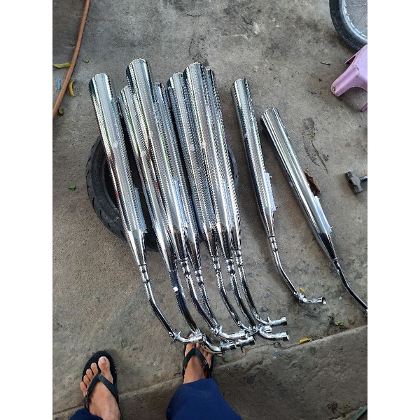 Bô Tân Hòa Đít Vát Móc Căng lắp cho xe Dream Wave  50 100 110cm3