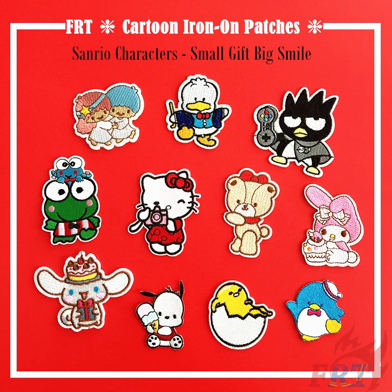 Miếng Vải Trang Trí Quần Áo Hình Nhân Vật Sanrio Dễ Thương