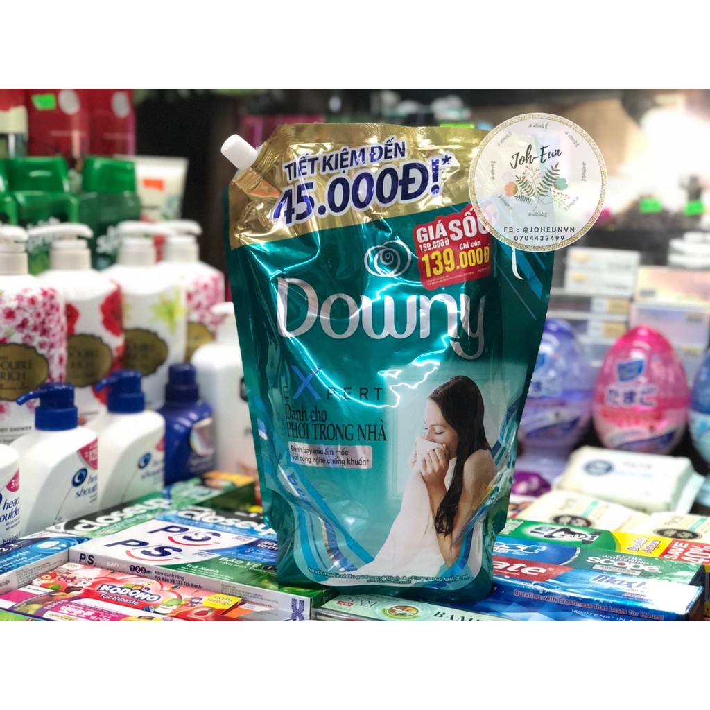 NƯỚC XẢ VẢI DOWNY PHƠI TRONG NHÀ 2,4L