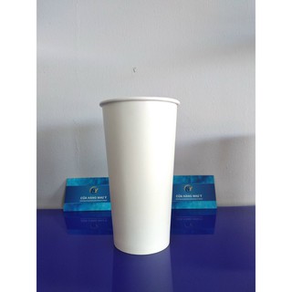 Combo 50 cái ly giấy 620ml dày + nắp