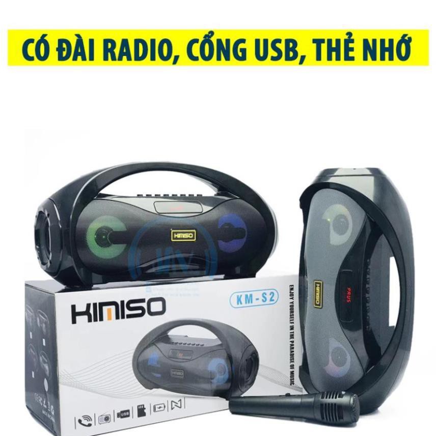 Loa Kẹo Kéo Karaoke Bluetooth Mini KIMISO S2 - Loabluetooth - Micro Bluetooth [ Giảm Giá  ]