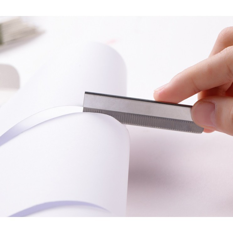 Dao cạo lông mày Shap bằng thép không gì siêu sắc 1 hộp 10 chiếc