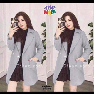 Áo khoác dạ hai lớp -UT